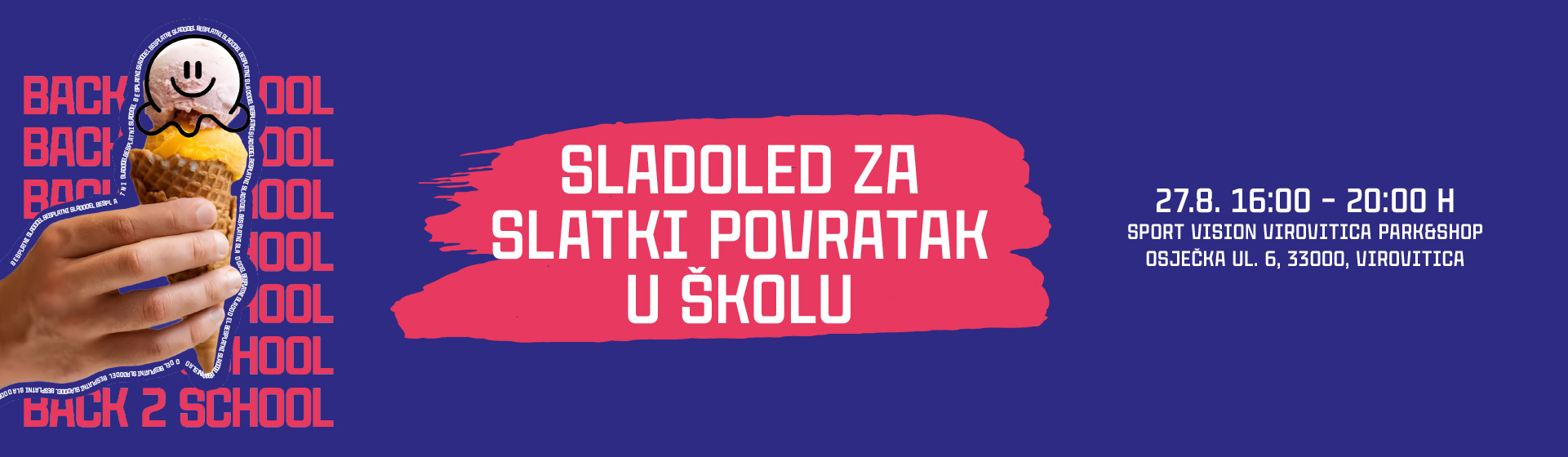 BESPLATNI SLADOLED ZA SLATKI POVRATAK U ŠKOLU!